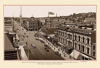 Los Angeles, California, Circa 1890. A View Book of the City before the Advent of the Automobile.