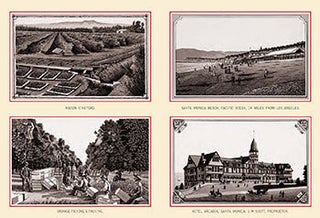 Los Angeles, California, Circa 1890. A View Book of the City before the Advent of the Automobile.