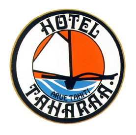 Hotel Taharaa - Baggage Label for the Hotel Taharaa