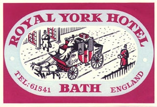 Item #01-0106 Baggage label for the Royal York. Royal York Hotel