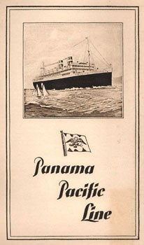 Item #01-0148 Menu for Panama Pacific Line. Panama Pacific Line
