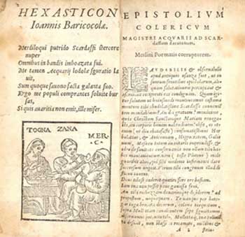 Item #01-0240 Opus Merlini Cocaii Poetae Manuanti Macaronicorum. Teofilo Folengo, or Girolamo.
