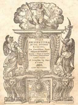 Item #01-0296 Della Architettura di Gio. Antonio Rusconi. Giovanni Antonio Rusconi