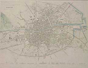 Item #01-0318 Dublin Map. Willene B. Clark