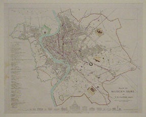 Item #01-0320 Plan of Modern Rome Map. Willene B. Clark