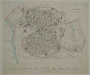 Item #01-0324 Madrid Map. Willene B. Clark
