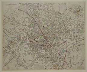 Item #01-0328 Birmingham [map]. J. Henshall, engraver.