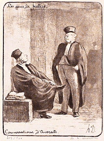 Daumier, Honor - Les Gens de Justice. Conversation D'Avocats