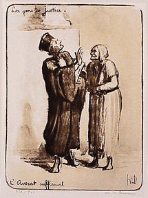 Item #01-0381 Les Gens de justice. L’Avocat suffisant. Honoré Daumier
