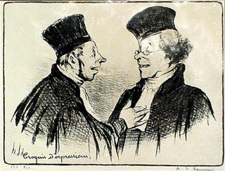 Item #01-0388 Croquis d’expressions. Mon cher. Honoré Daumier