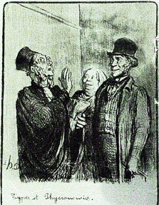 Item #01-0389 Ne soyez pas inquiets = [Don’t be upset]. Honoré Daumier