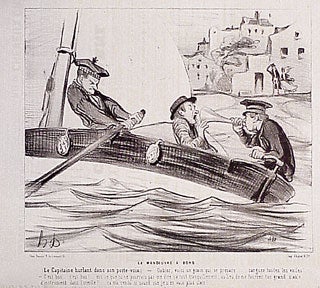 Item #01-0414 Canotiers parisiens. Honoré Daumier