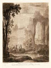 Item #01-1080 Classical Landscape. 184. Richard after Claude le Lorrain Earlom