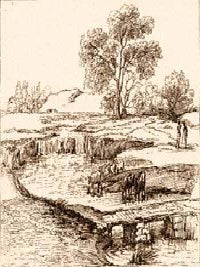 Item #01-1082 Morning. Richard after Claude le Lorrain Earlom