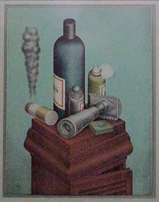 Item #01-1313 Still Life with Safety Razor. Roy Carruthers