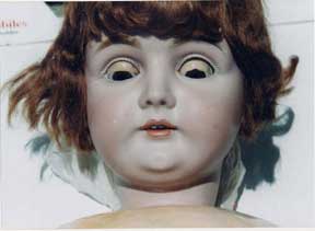Item #01-1317 Porcelain and plaster doll. Doll artist.