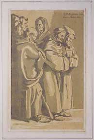 Item #02-0198 A Group of Monks. John Skippe, after Peter Paul Rubens, Johannes