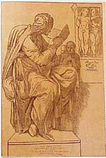Item #02-0203 A Sibyl Reading, with Four Children. John Skippe, after Michelangelo, Johannes