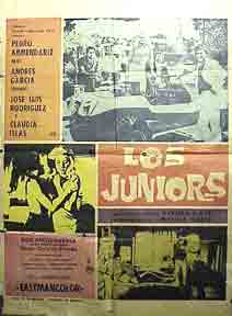Item #02-0317 Los Juniors. [Movie poster / Cartel de la película]. Pedro Armendariz