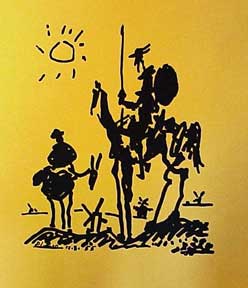 Item #02-0344 Don Quixote. Pablo Picasso.