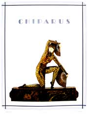 Item #02-0565 Chiparus. Poster of the Sculpture. Diane Nutting