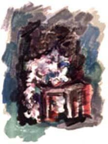 Item #02-0579 The Clown. Abraham Rattner