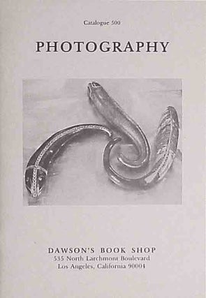 Item #02-0671 Catalogue 500. Photography. Michael Dawson, ed