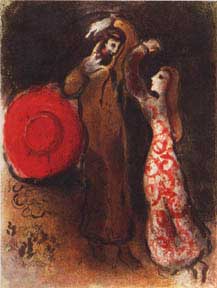 Chagall, Marc - Meeting of Ruth and Boaz
