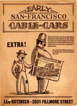 Item #02-0822 Early San Francisco Cable-Cars. Leo Kotzbeck