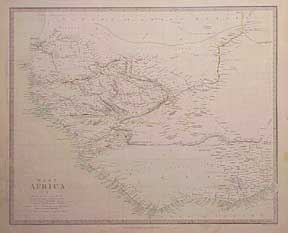 Item #02-0903 West Africa Map. J. Walker, C
