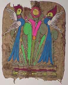 Mexican artist - Two Birds and Plant