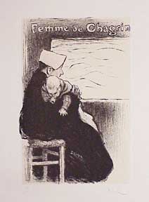 Item #02-1105 Femme de Chagrin. Théophile-Alexandre Steinlen