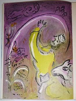 Verve. Revue Artistique et Littéraire. Vol. VIII, n° 33 et 34. La Bible. "Illustrations for the Bible". Marc Chagall. First Verve edition.