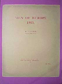 Item #03-0017 Men of Europe, 1915. R. B. Kitaj