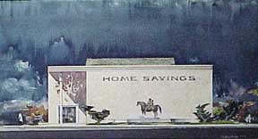 Item #03-0071 Design for Home Savings, and Loan Association, San Jose, California. Millard Sheets.
