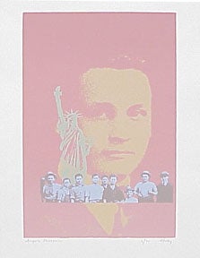 Item #03-0086 Angelo Pellegrini. Statue of Liberty. Lance Hidy