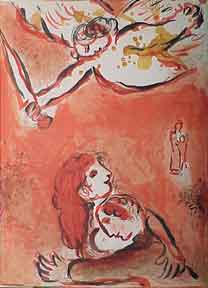 Item #03-0130 The Face of Israel. Marc Chagall