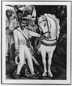 Item #03-0141 Emiliano Zapata. Diego Rivera.