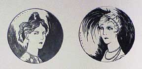 Item #03-0161 Two 1920s women. Fabius Lorenzi