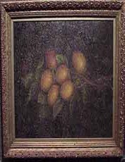 Item #03-0230 Bunch of lemons. American Artist.