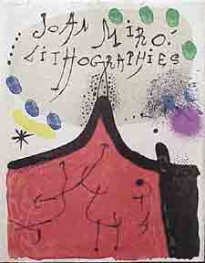 Item #03-0260 Joan Miró Lithographs I-IV. 1930-1972. Fernand Mourlot
