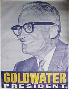 Item #03-0368 Goldwater for President. Barry Goldwater