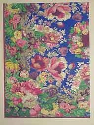 Item #03-0380 Block-printed table cover ... Plate CXX. M. Digby Wyatt