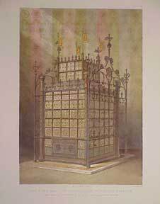 Item #03-0381 Stove in the Mediœval style designed by Pugin for Hardman of Birmingham. Plate...