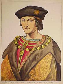 French Artist - Charles VIII. Roi de France. 1494-98