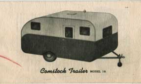 Item #03-0491 Comstock Trailer. Model 16. Thomas Comstock