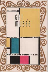 Item #03-0501 Gai Musée. Art League Benefit Ball. Art League of the East Bay