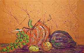 Item #03-0553 Still Life with Fruit. Victor Bradt
