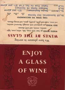 Item #03-0562 Enjoy a glass of wine. Friends of Wine