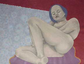 Item #03-0600 Reclining Nude. Nude Artist